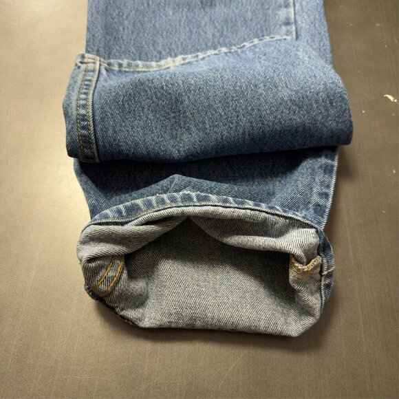 Vintage Polo Ralph Lauren Relaxed Fit Blue Jeans Cut 96572 Baggy Dad Denim - Picture 12 of 12